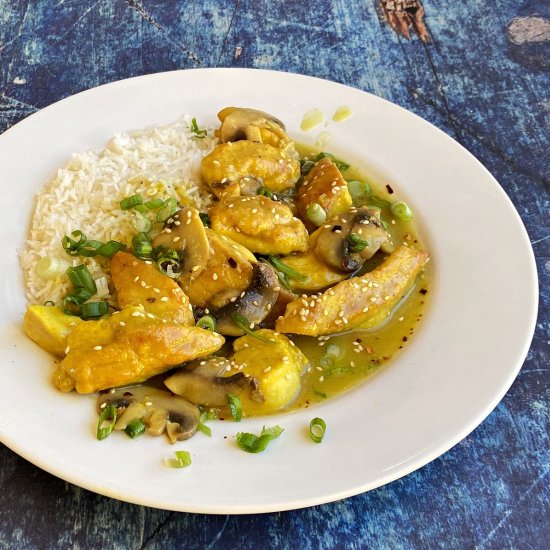 Easy Lemon Chicken with Curry