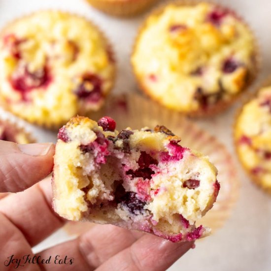 Keto Cranberry Muffins