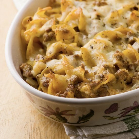 Beef Stroganoff Casserole!