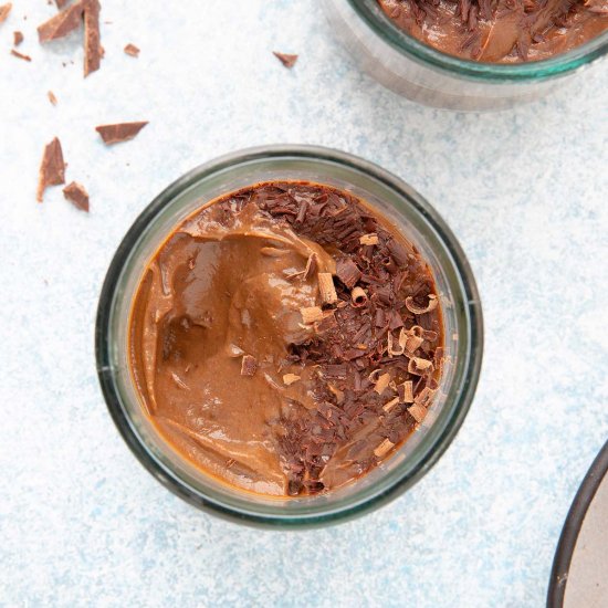 Avocado Chocolate Mousse with Dates