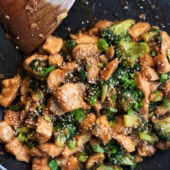 Chicken Ginger Stir Fry