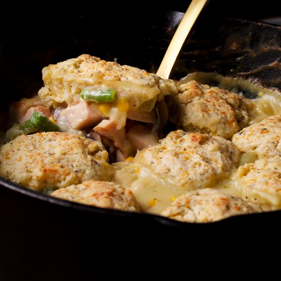 Dutch Oven Turkey Pot Pie