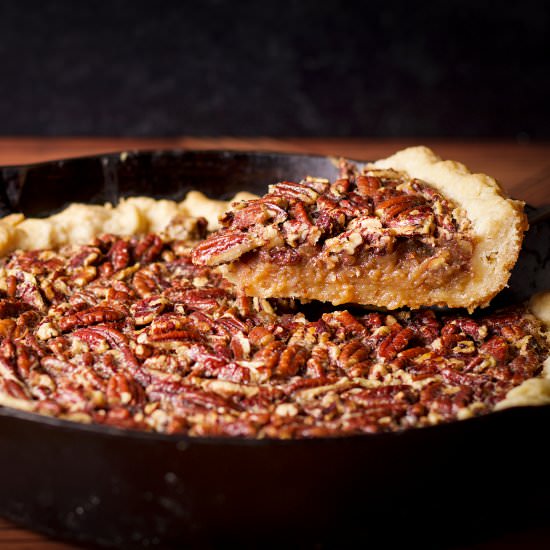 Cast Iron Skillet Pecan Pie