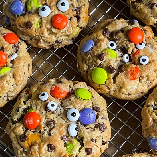 Halloween Monster Eye Cookies