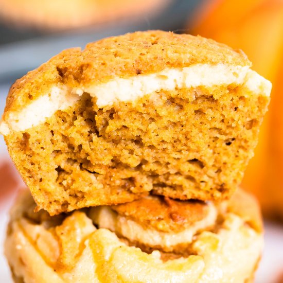 KETO PUMPKIN CHEESECAKE MUFFINS