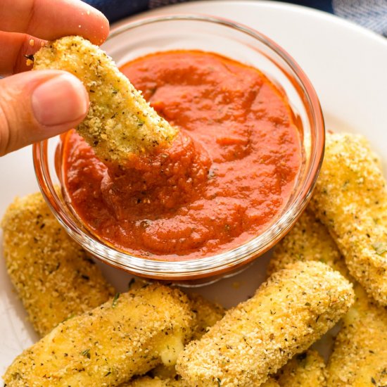 Air Fryer Mozzarella Sticks