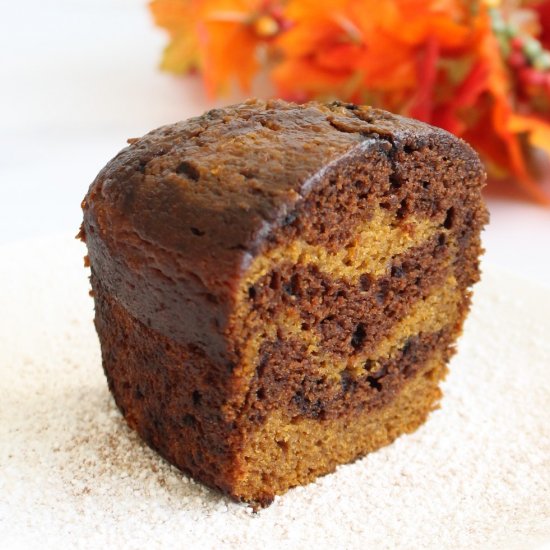 Pumpkin Mocha Swirl Bundt Cake