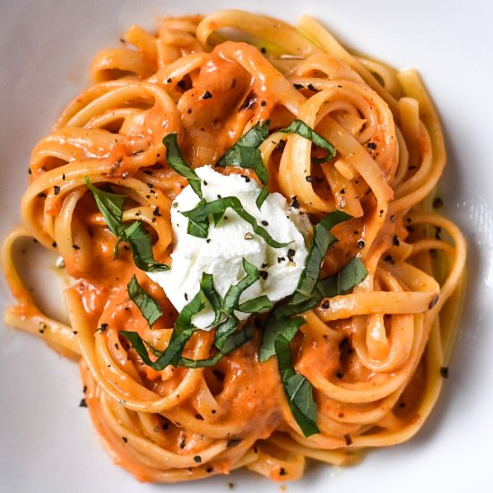 Roasted Red Pepper Pasta