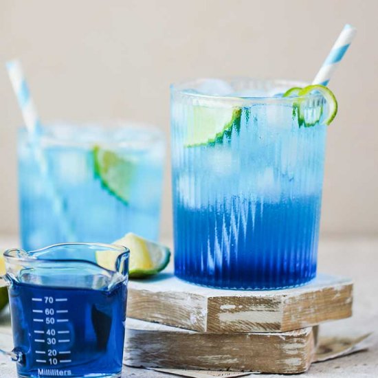 Blue Mocktail Recipe