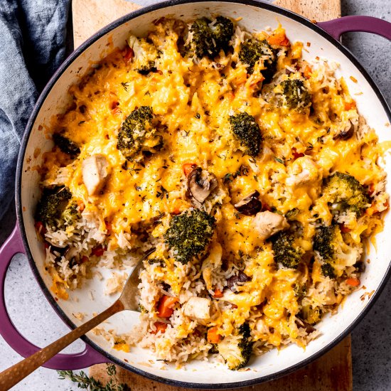 One Pot Chicken And Broccoli Bake