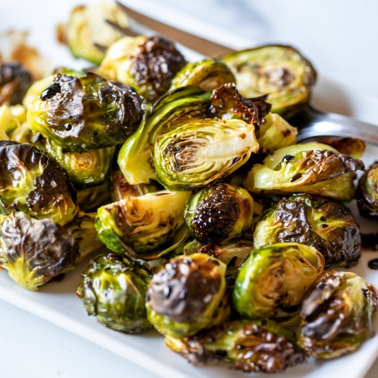 Balsamic Glazed Brussels Sprouts