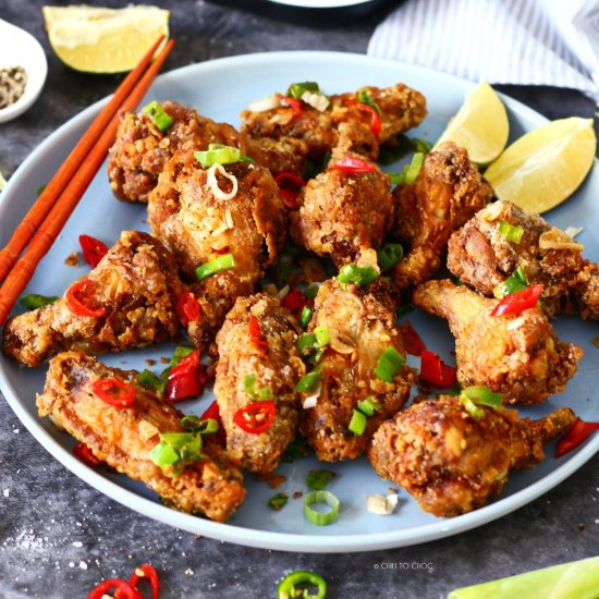 Chinese Salt & Pepper Chicken Wings