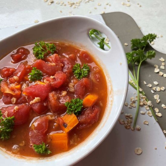 Tomato Oatmeal Soup