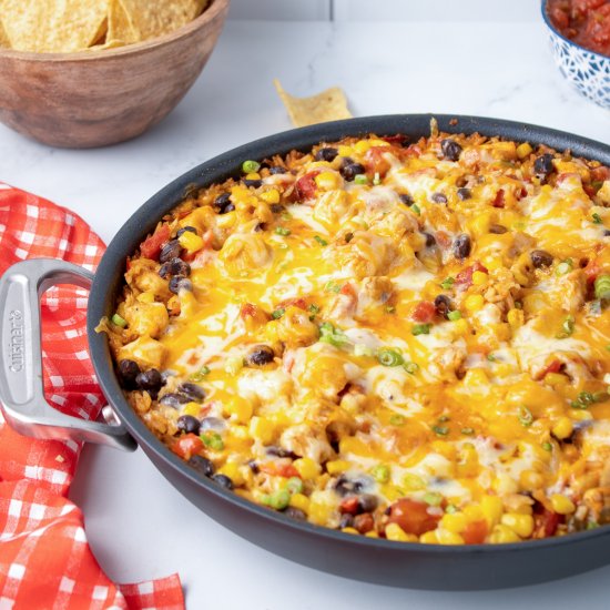 Tex-Mex Chicken and Rice Skillet