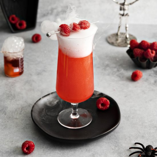 Spooky Raspberry Gin Spritz