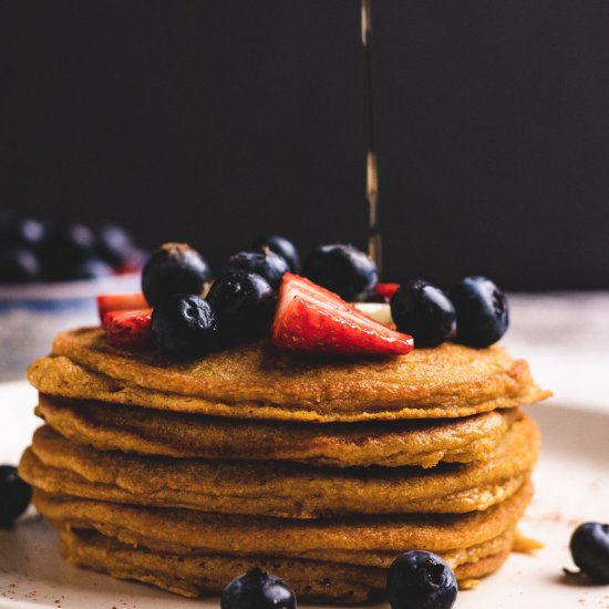 gluten-free pumpkin pancakes