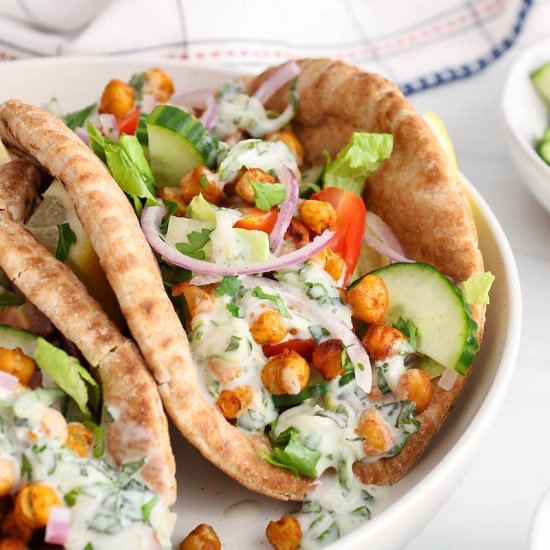 Vegan Chickpea Gyros