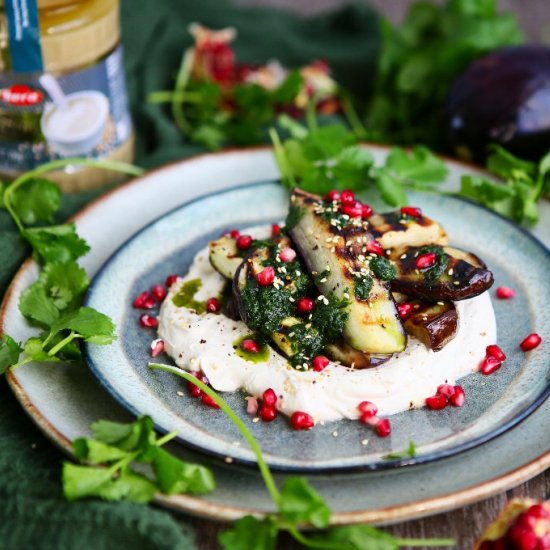 Aubergine with Tahini Yoghurt and Z