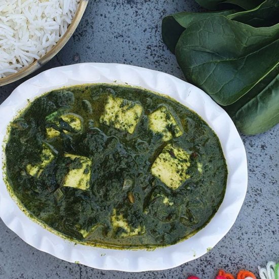 Palak paneer