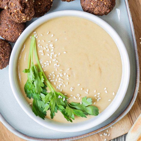 Maple Dijon Tahini Dressing