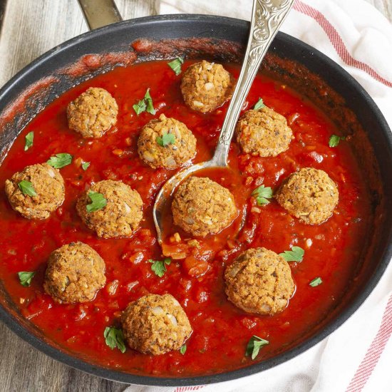 Vegan TVP Meatballs