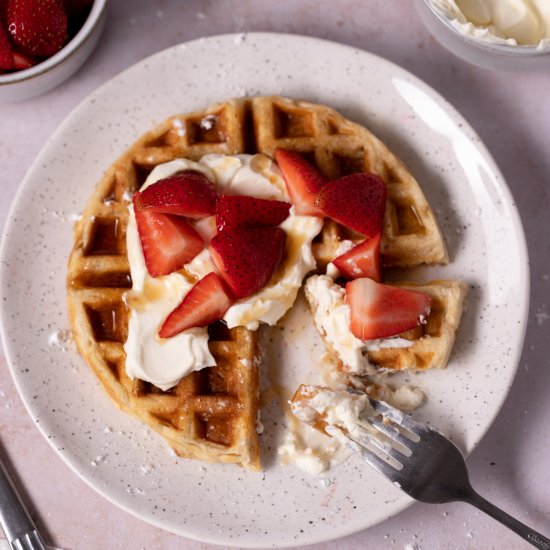 Oat Flour Waffles