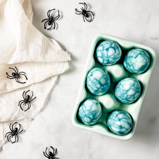 easy spider web eggs