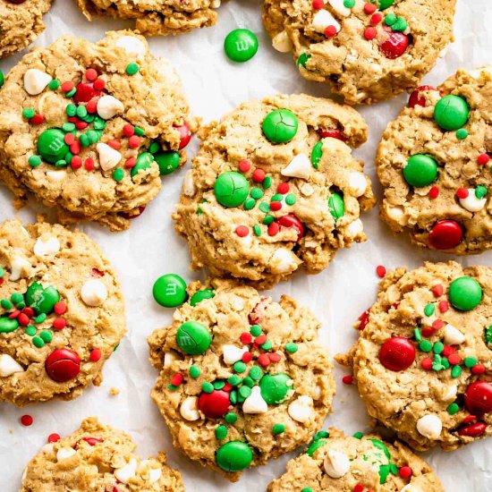 Christmas Monster Cookies