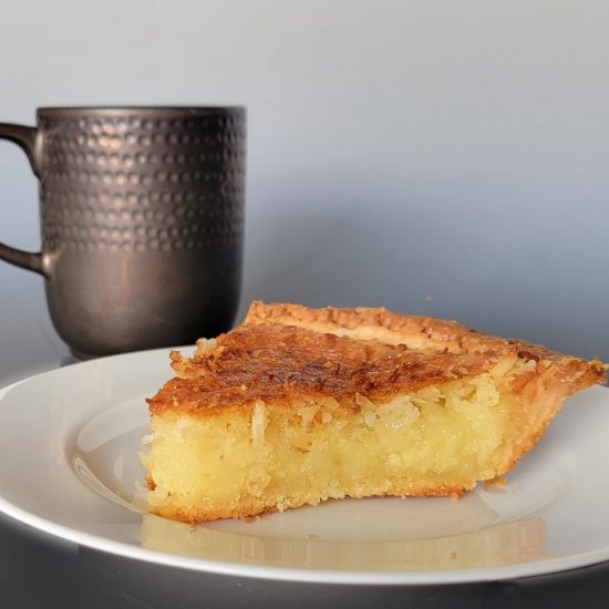 Old Fashioned Coconut Custard Pie