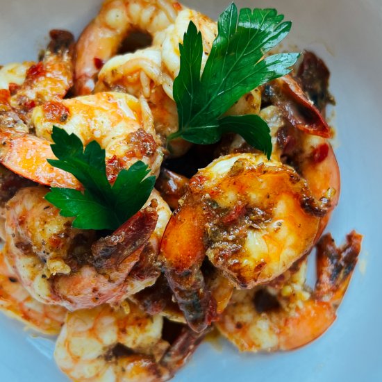 Italian Fusion Chili Lime Shrimp