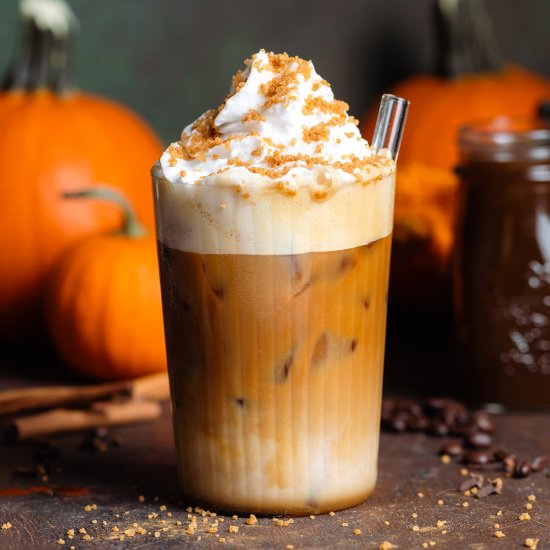 Iced Pumpkin Spiced Latte