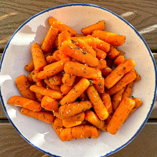 Roasted Maple Glazed Carrots