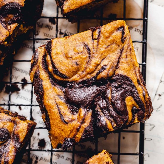 Vegan Chocolate Swirl Pumpkin Brown