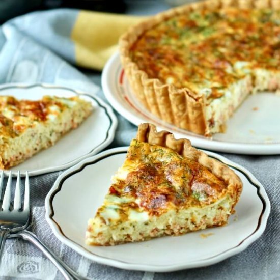 Smoked Salmon Quiche