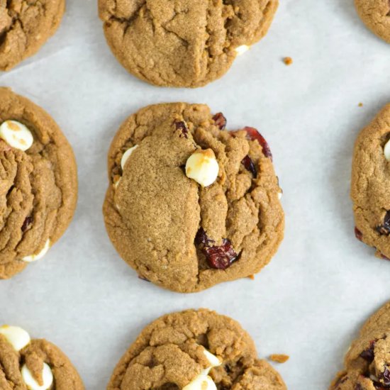 White Chocolate Nutella Cookies