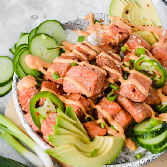 Spicy Salmon Bowl