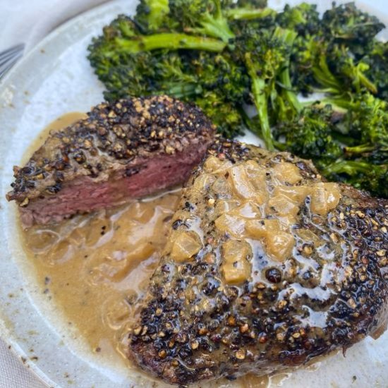 Steak au Poivre