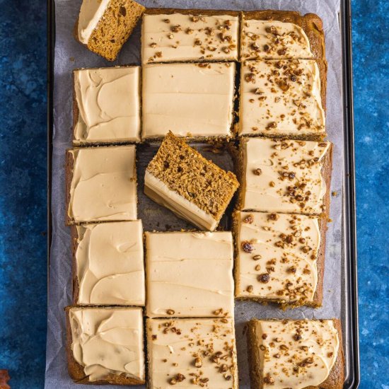 PUMPKIN SPICE CAKE MIX BARS