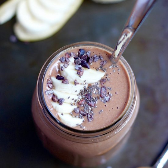 Chocolate Smoothie with Cauliflower