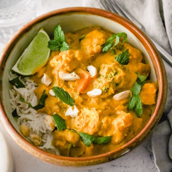 One-Pot Tofu Pumpkin Curry