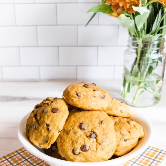 Pumpkin Chocolate Chip Cookies