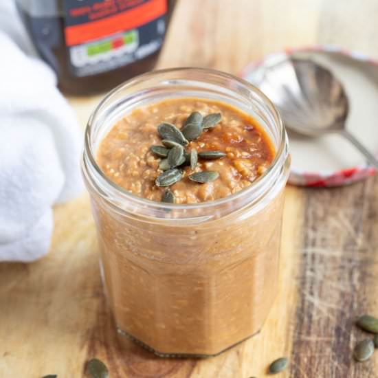 Pumpkin Pie Overnight Oats