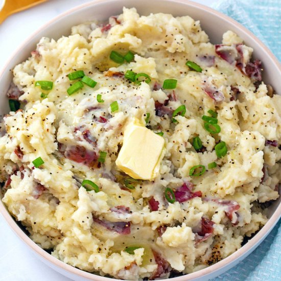 Red Skin Mashed Potatoes