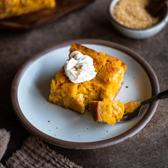 Pumpkin Ooey Gooey Butter Cake Bars