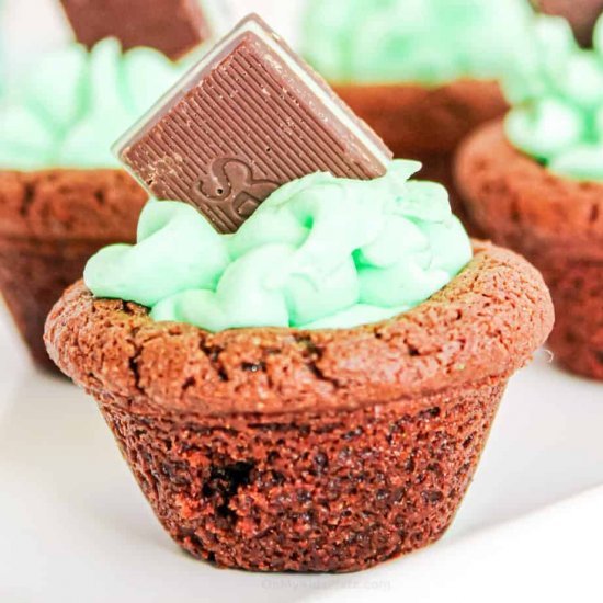 Andes Mint Chocolate Cookie Cups