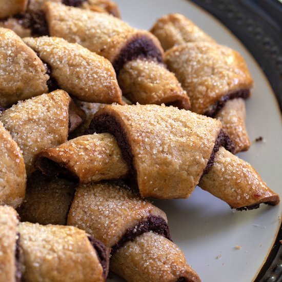 Chocolate and Walnut Rugelach