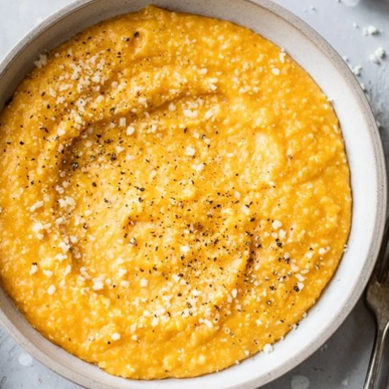 Creamy Pumpkin Polenta