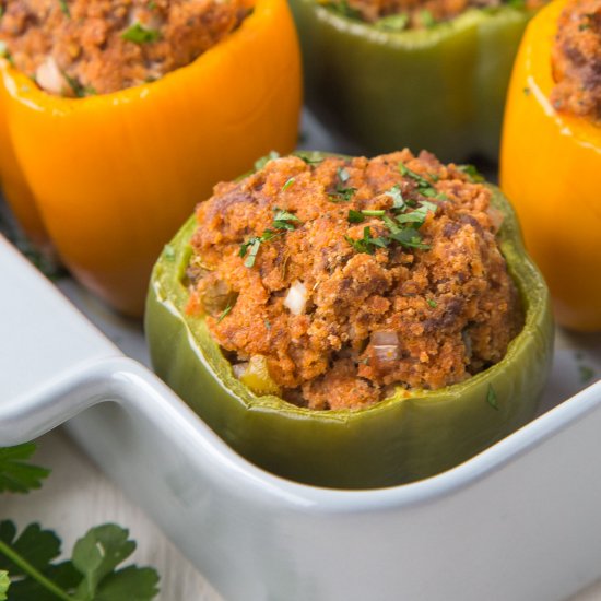 Old Fashioned Stuffed Bell Peppers