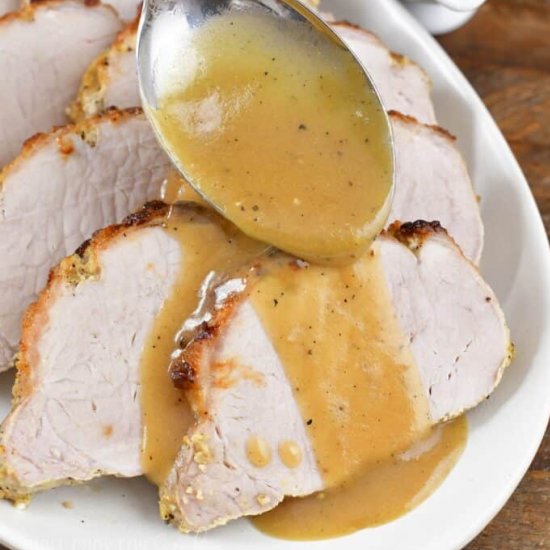 Apple Maple Dijon Pork Roast