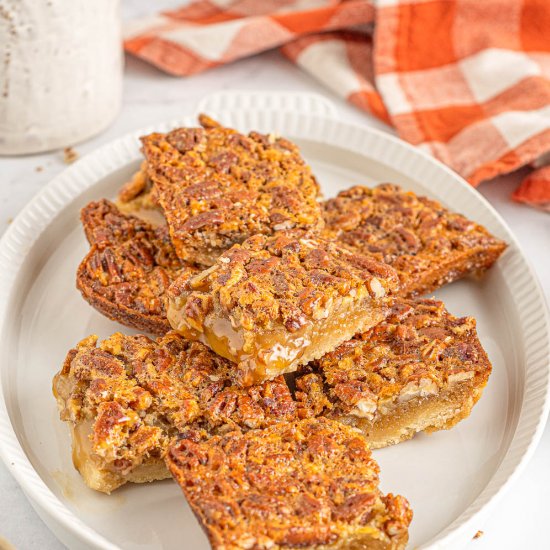 Slab Pecan Pie Bars